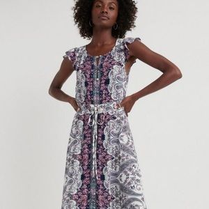 Lucky Brand Felicia Dress, purple multi